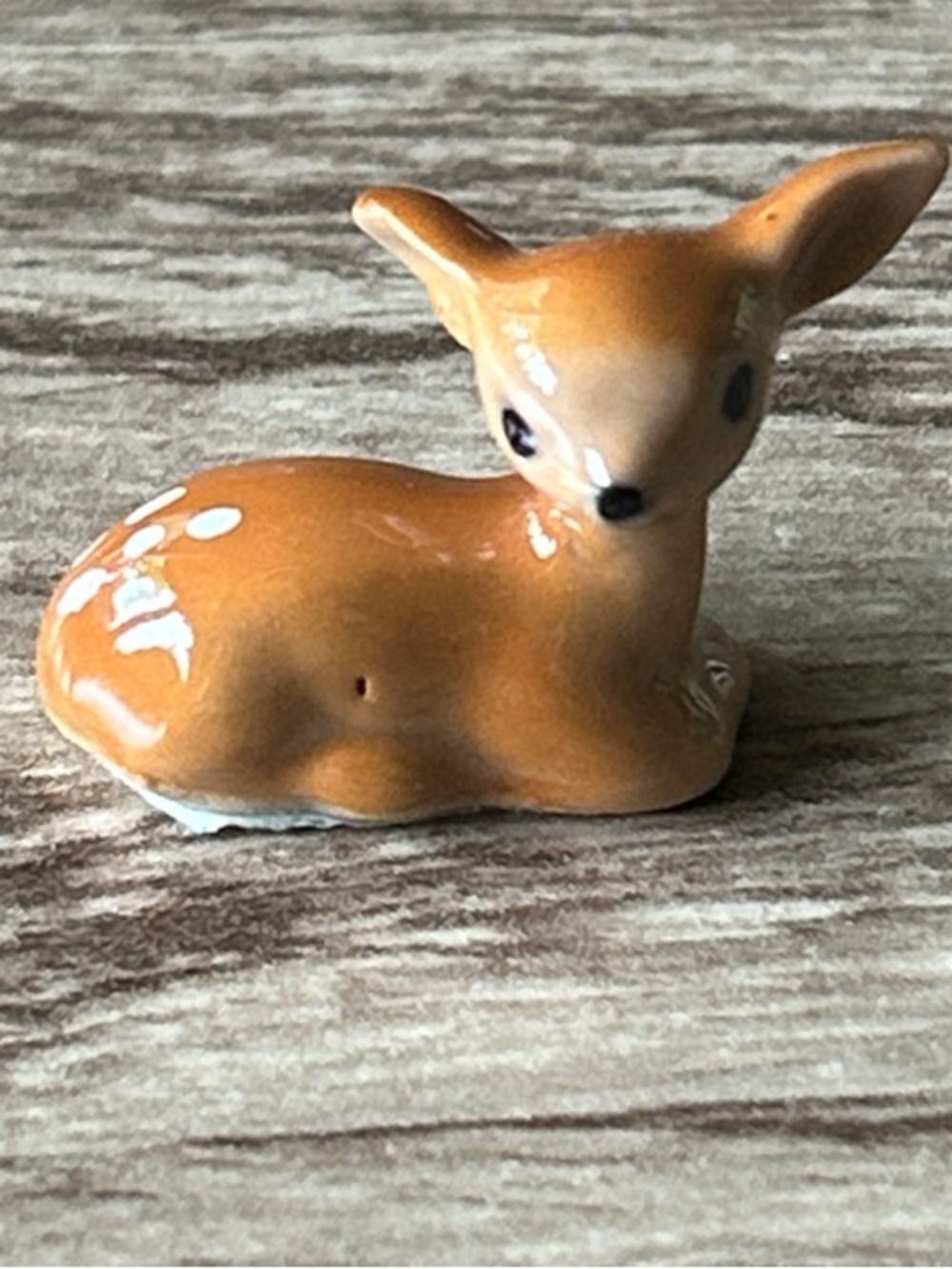Miniature Ceramic Deer Figurine